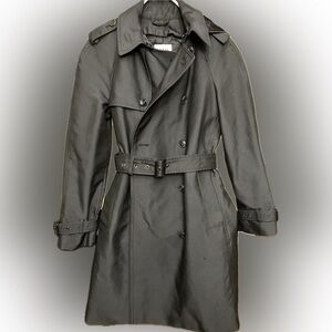 Zara Water Resist Belt Trench Coat. Removable Hood. Double Weave Quilted Lining.